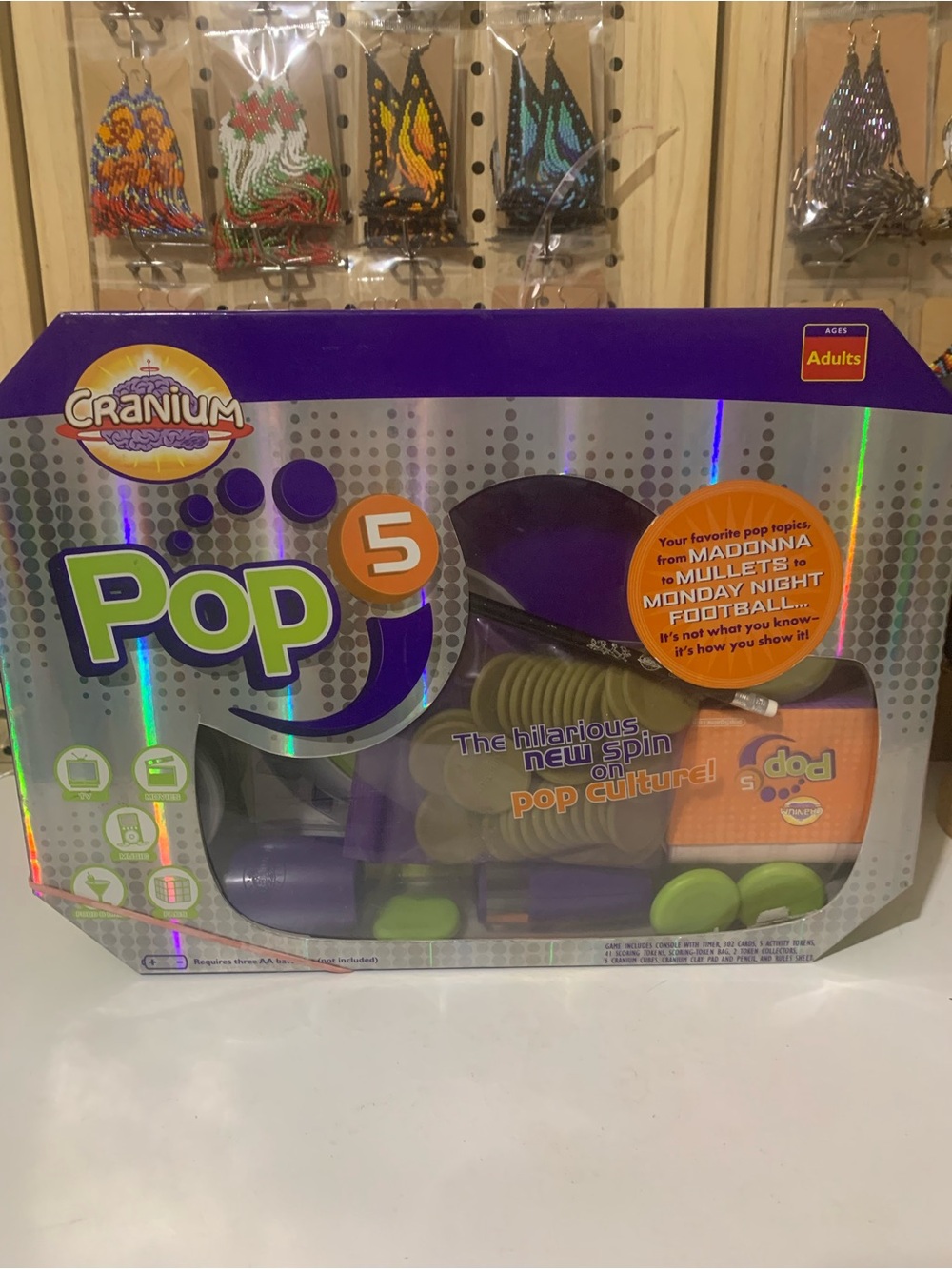 Cranium Pop 5 Party Game - Purple & Green